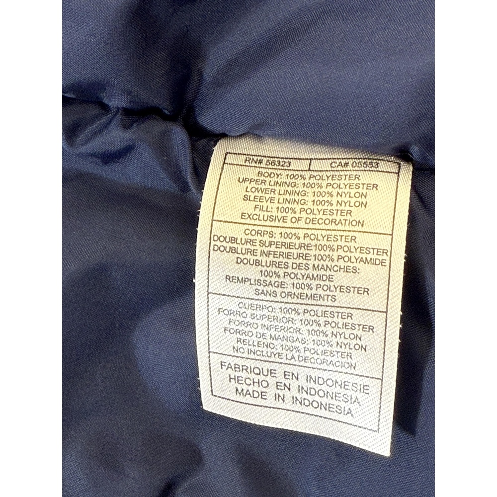 Nike Womens Blue Hooded Swoosh Textured High Collar Athletic Jacket Small - Picture 6 of 10